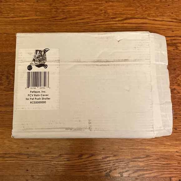 NWOT Clear Pet Stroller PVC Rain Cover - Picture 3 of 5